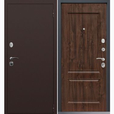 Дверь Command Doors Патриот медный антик 61 Темный дуб